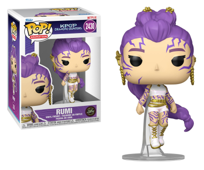 Figurka Funko POP POP Animation: KPOP Demon Hunters - Rumi w/Chase (Glow)